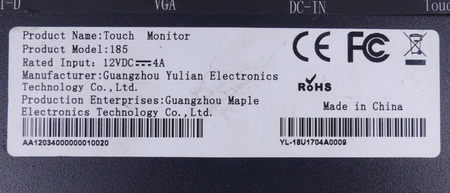 Touch Monitor 185
