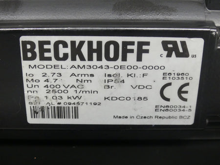 BACKHOFF AM3043-0e00-0000  AM30430e000000