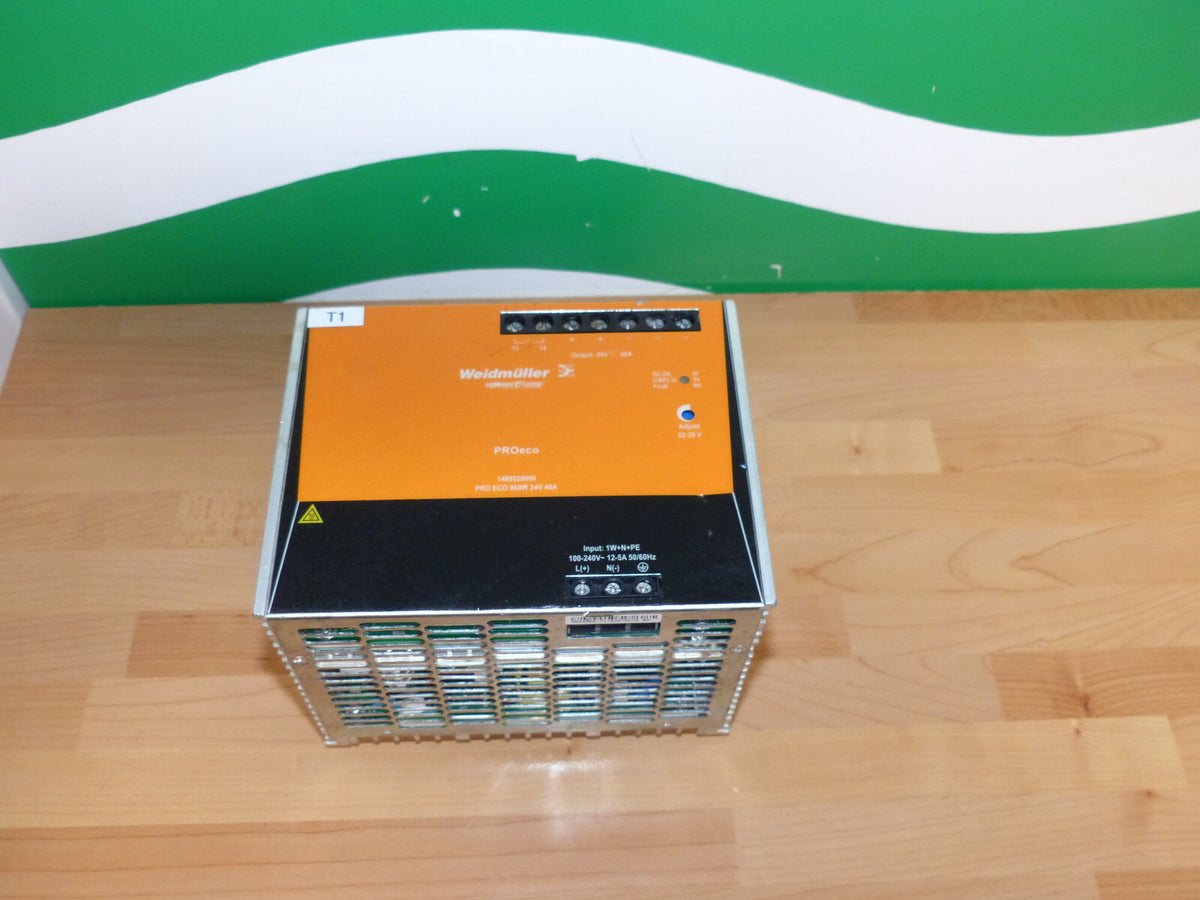 Weidmüller Schaltnetzteil PRO ECO3 960W 24VDC 40A used