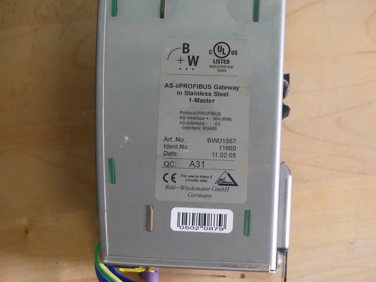 Bihl Wiedermann BWU1567 AS-i/Profibus Gateway Modul