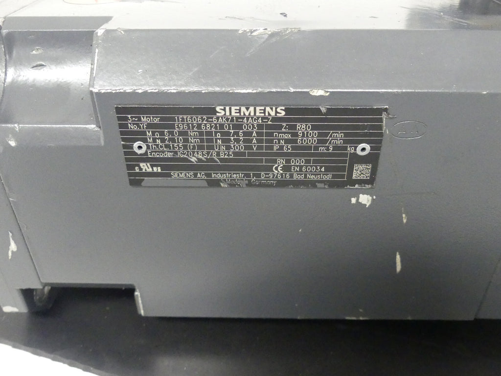 siemens 1ft6062-5ak71-4ac4-z   1ft60625ak714ac4z used s.Bilder