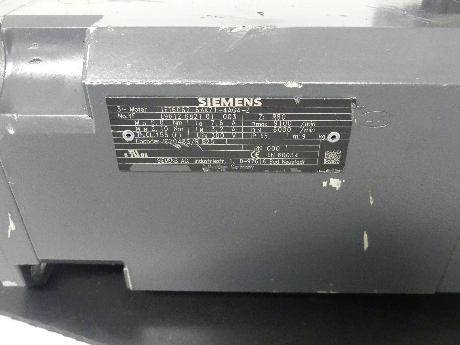 siemens 1ft6062-5ak71-4ac4-z   1ft60625ak714ac4z used s.Bilder