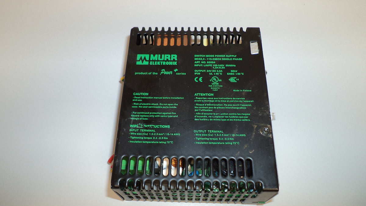 Murr Elektronik Power Supply 85064