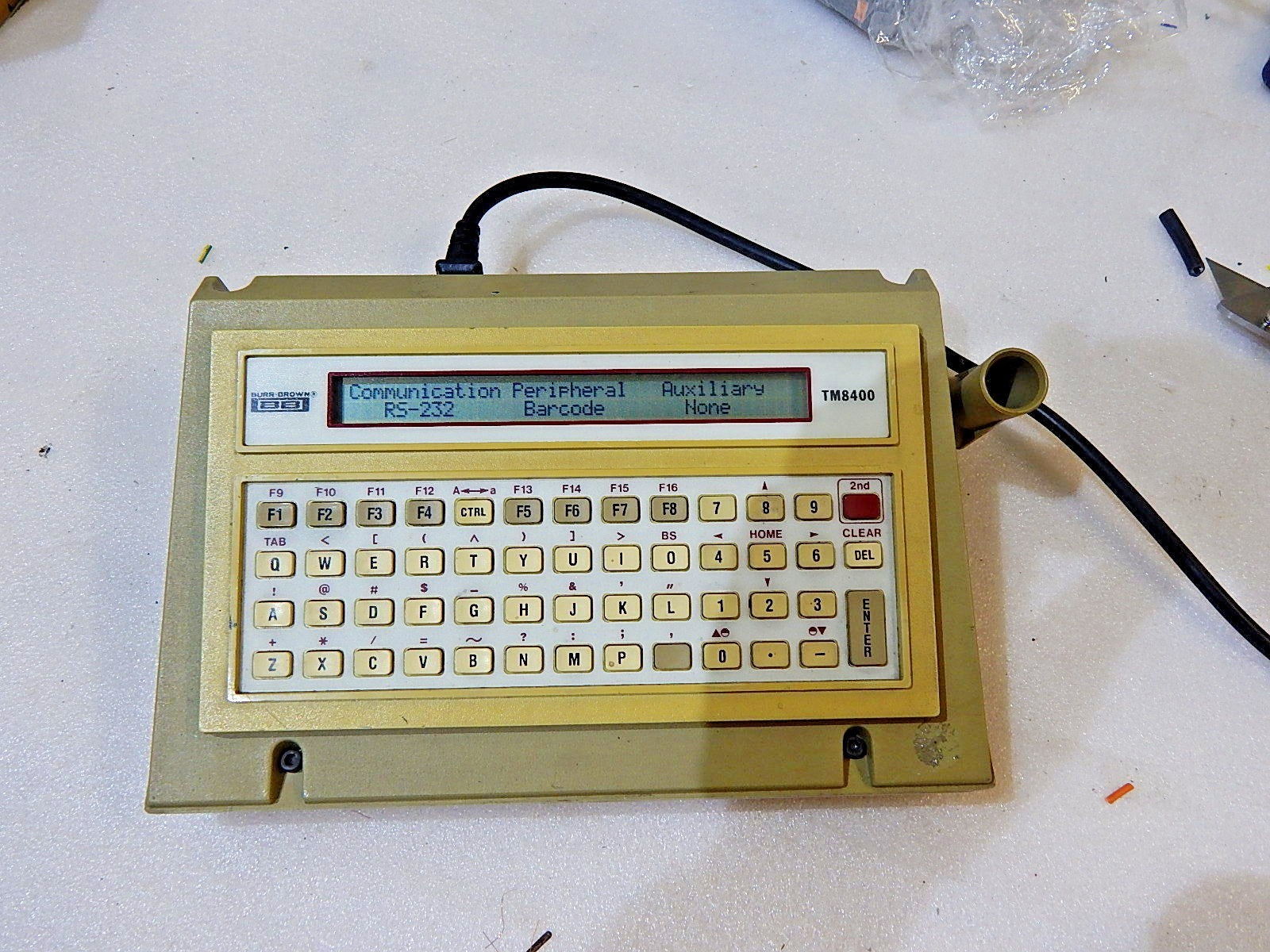Burr Brown: TM8400 Data Entry Display / Micro Terminal.