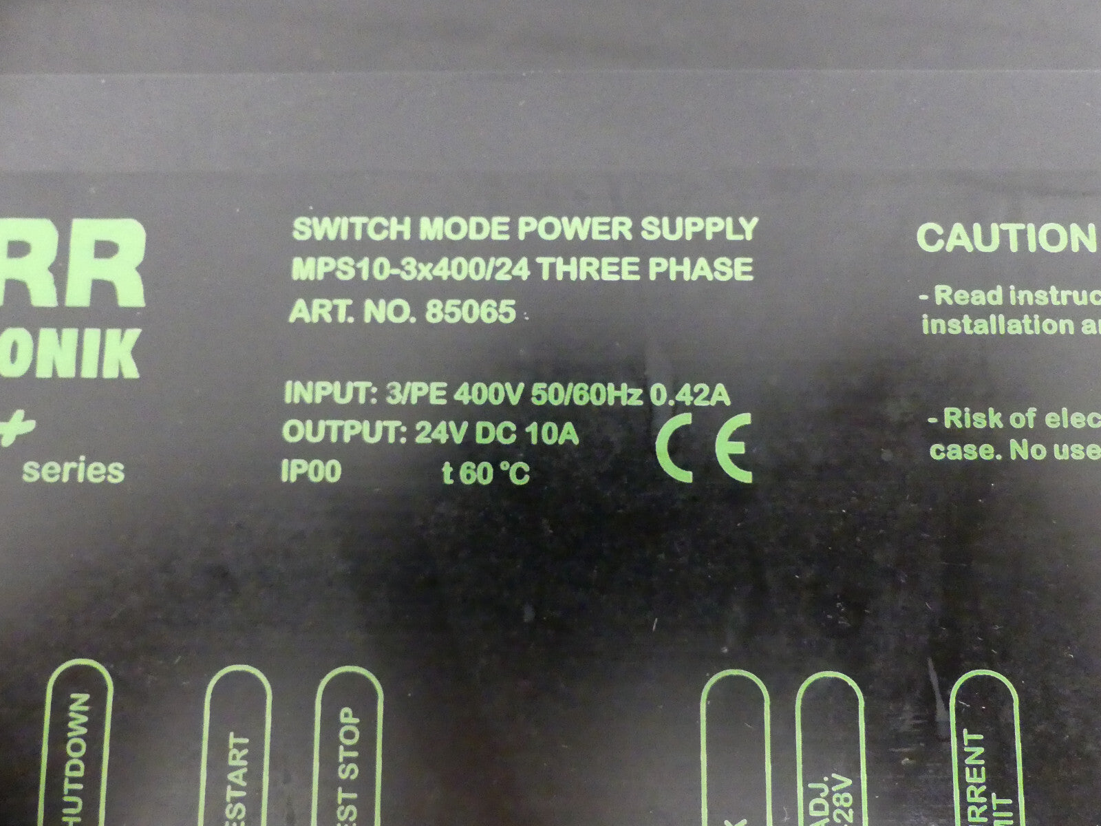 Murr Elektronik MPS10-3x400/24