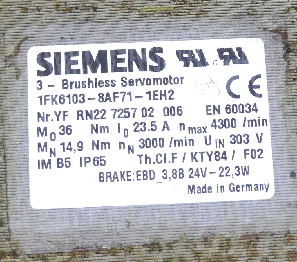 Siemens 1FK6103-8AF71-1EH2