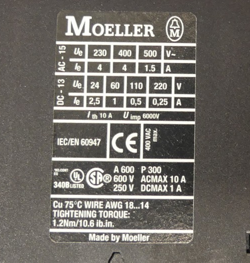 Moeller DIL AC-22 Leistungsschütz