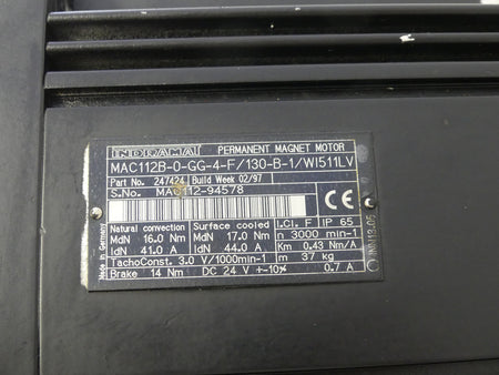 INDRAMAT MAC112B-0-GG-4-F/130-B-1/WI511LV