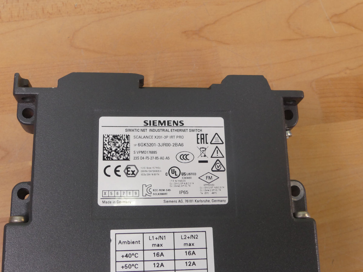 Siemens Switch 6GK5201-3JR00-2BA6   6GK5 201-3JR00-2BA6