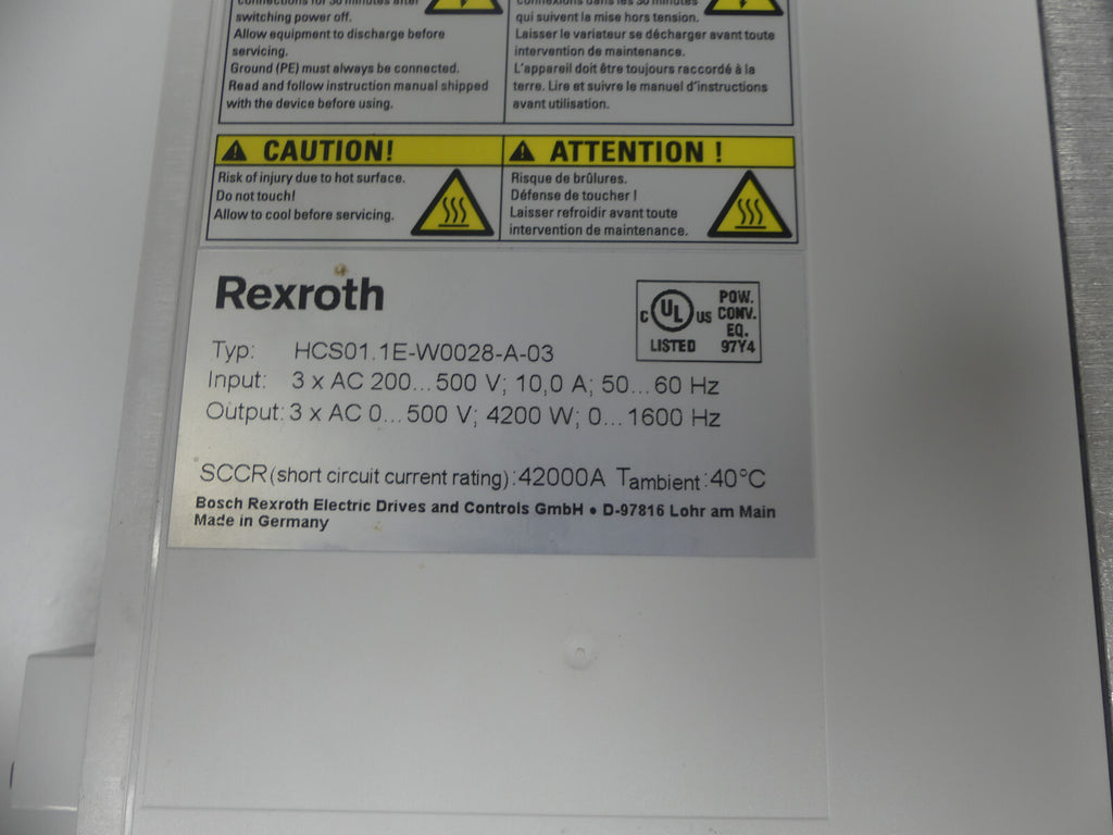 Rexroth HCS01.1E-W0018-A-03-B-ET-EC-NN-L4-NN-FW (Neuwertig)
