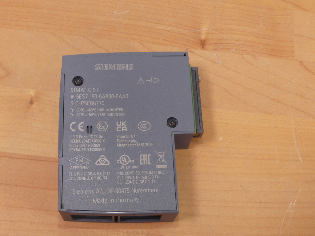 Siemens Simatic 6ES7193-6AR00-0AA0 6ES7 193-6AR00-0AA0