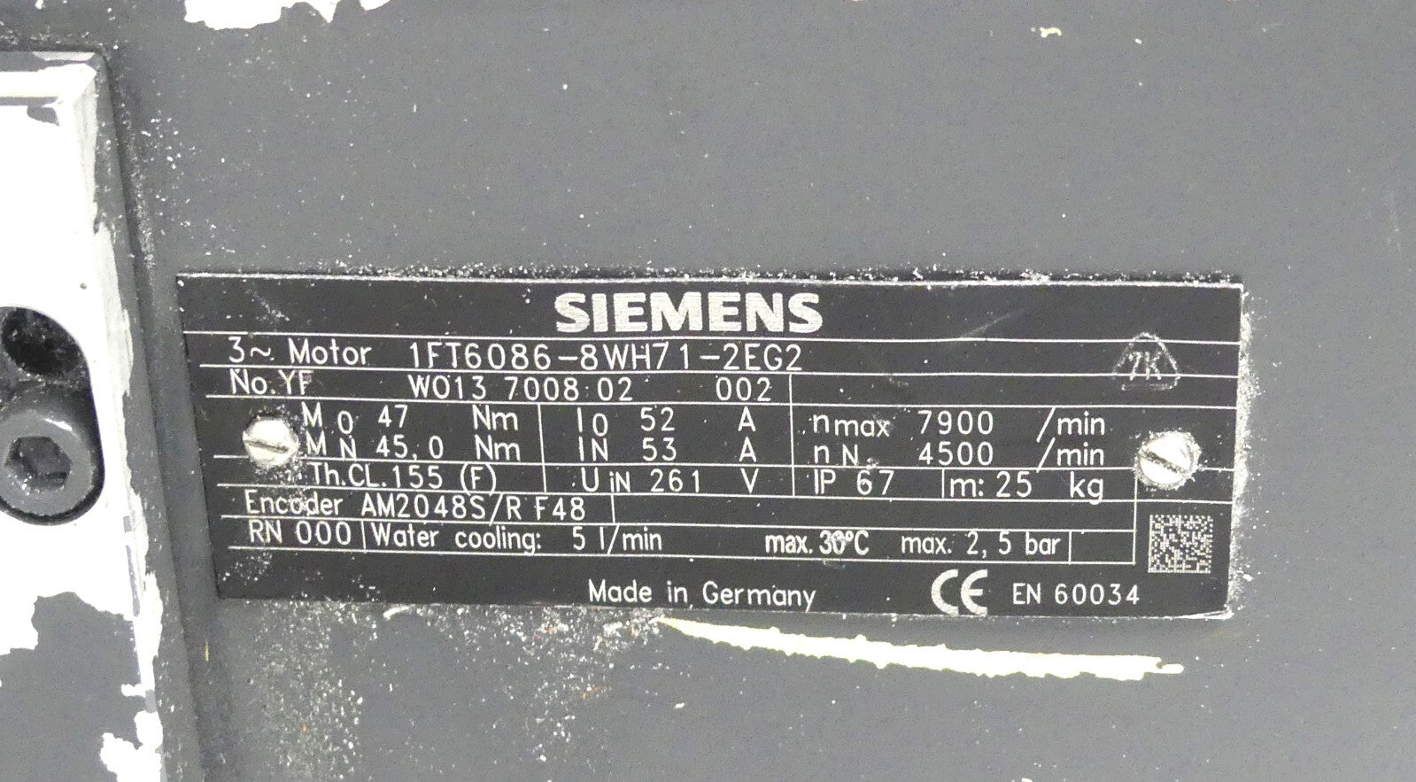 SIEMENS 1FT6086-8WH71-2EG2