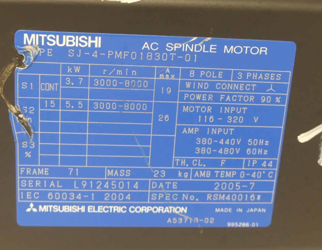 MITSUBISHI SJ-4-PMF01830T-01  SJ-4-PMF01830T-01