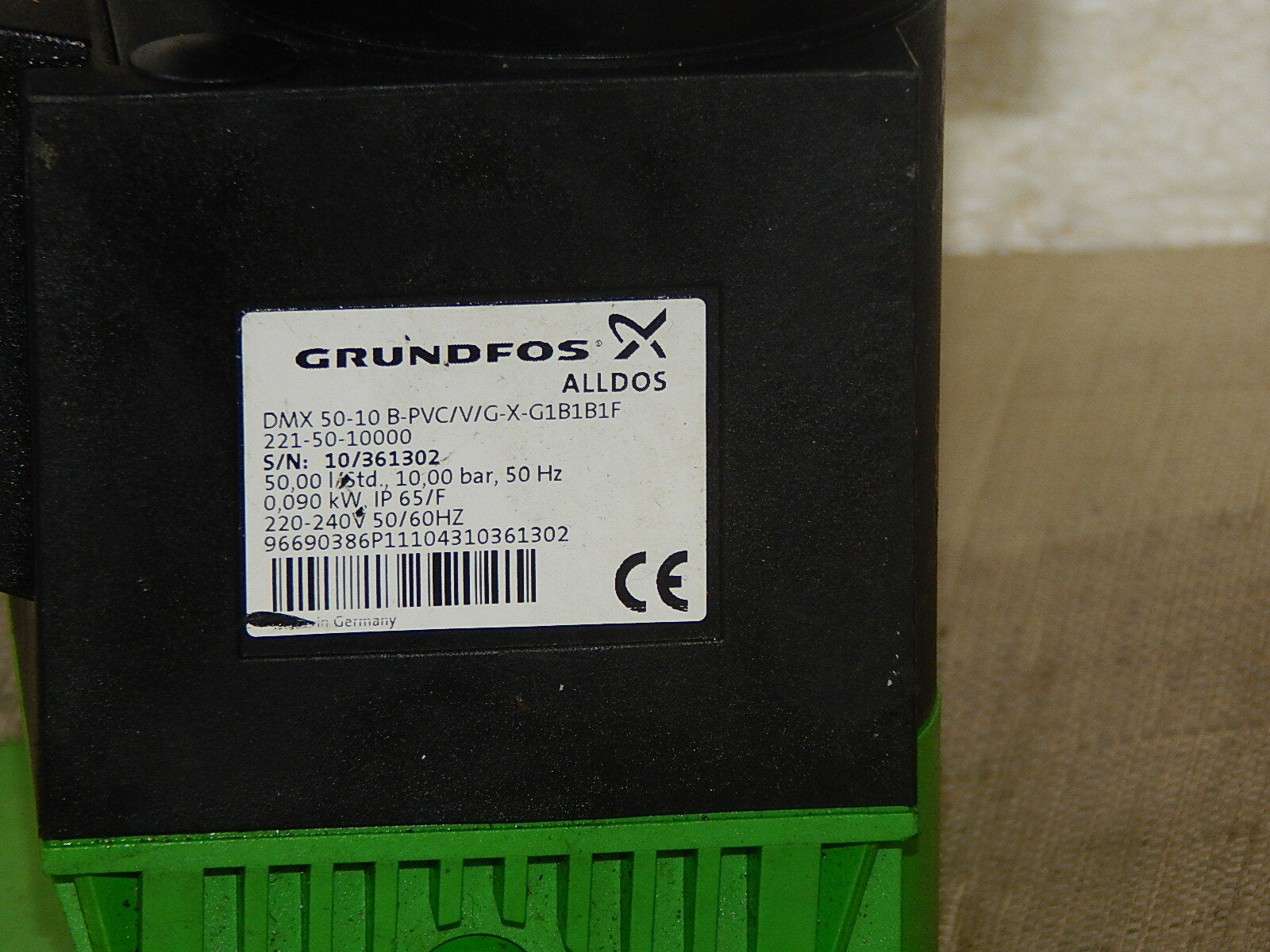 Grundfos Alldos DMX50-10B-PVC/V/G-X-G1B1B1F used s.Bilder