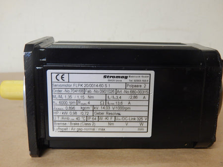 Stromag FLP 20/0014-60 S 1 Servomotor