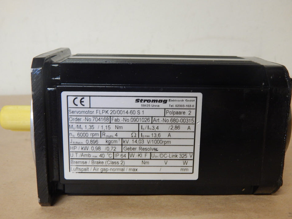 Stromag FLP 20/0014-60 S 1 Servomotor