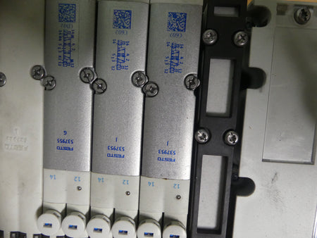 FESTO CPX-M-GE-EV-S-PP-5POL+MPA2-FB+3x CPX-M-GE Ventilinsel s.Bilder