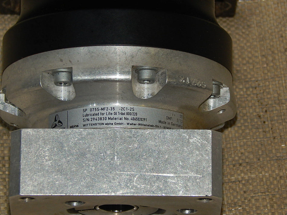  Wittenstein Getriebe SP0755-MF2-35-2C1-2S  i=35 DMF 3/13  used
