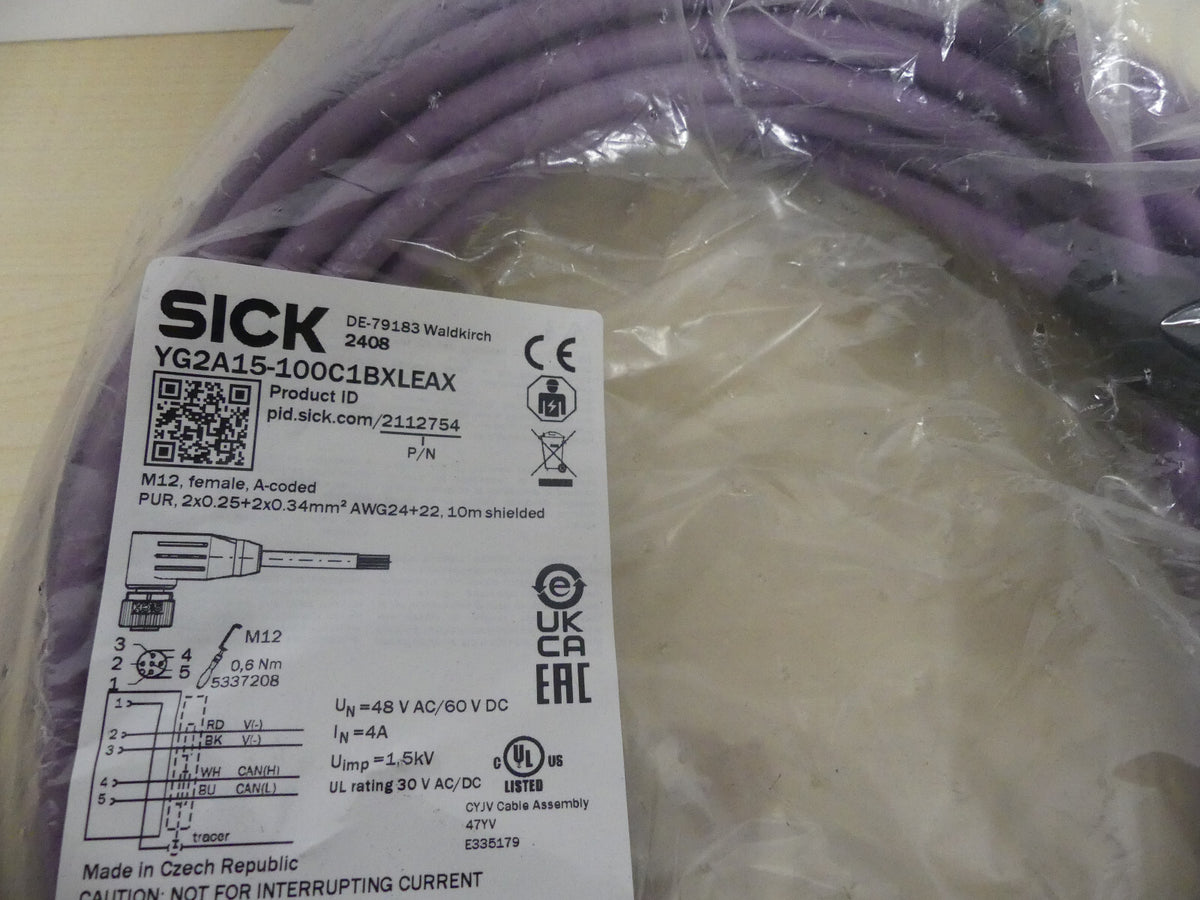 SICK YG2A15-100C1BXLEAX