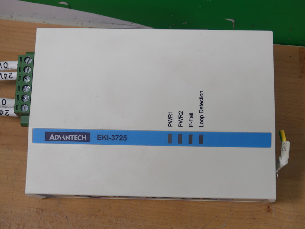 Advantech EKI-3725 Industrial Unmanaged Ethernet Switch 5-port Gigabit used