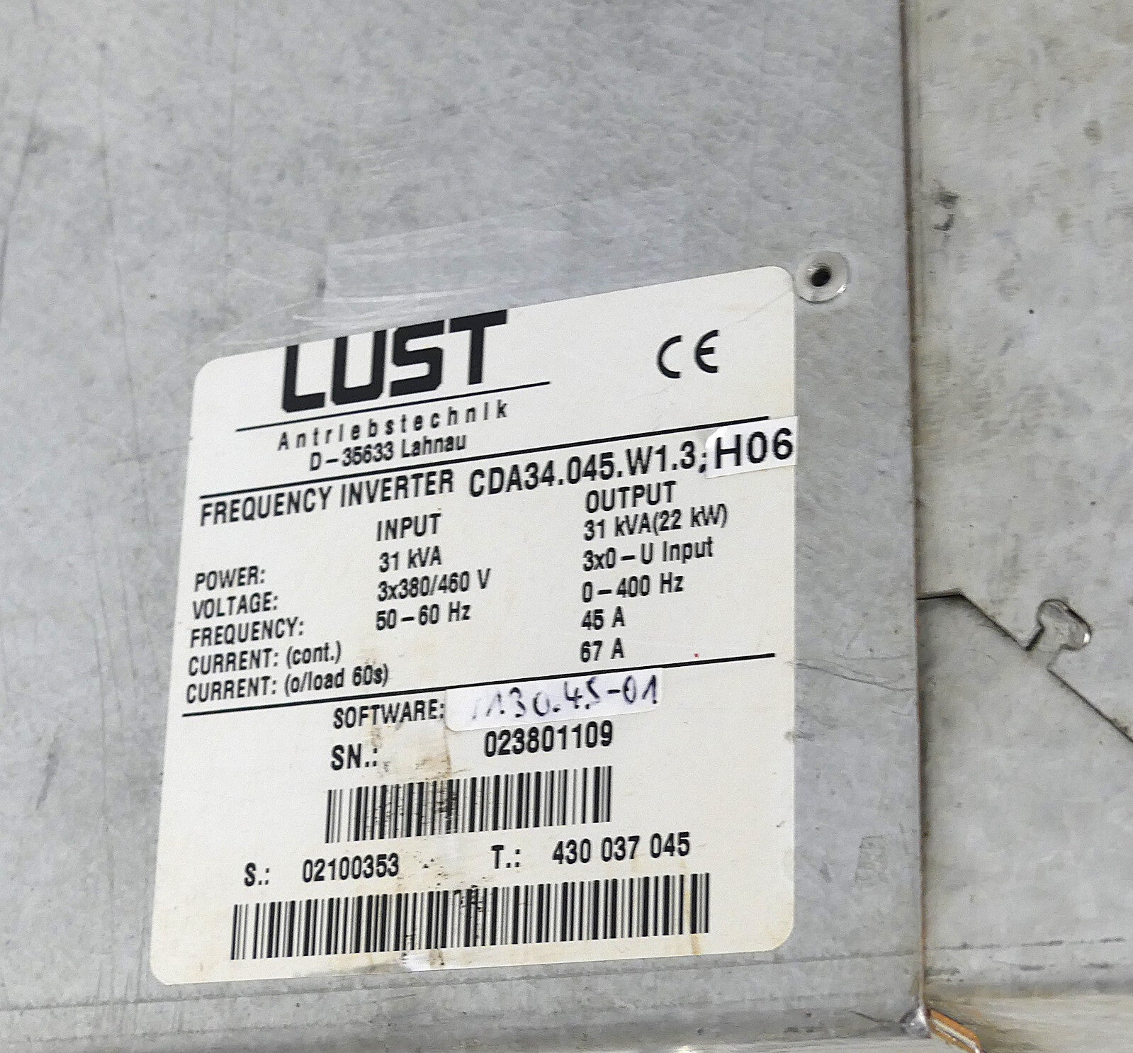 LUST CDA34.045/CDA34.045,W1.3,H06