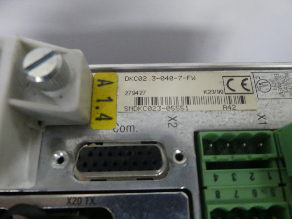 REXROTH DKC02.3-040-7-FW, leicht beschädigt s. Bilder