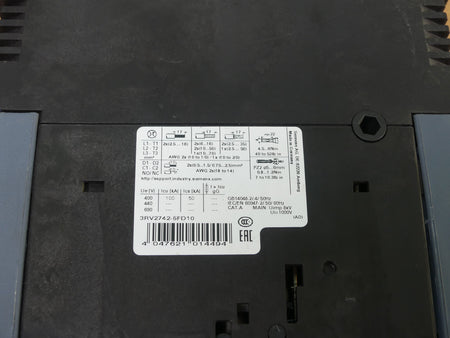 SIEMENS Leistungsschalter 3RV2742-5FD10