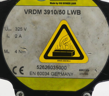 Berger Lahr VRDM3910/50LWB Motor Plc Module zt