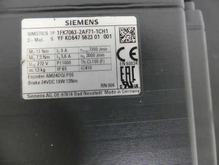 Siemens 1FK7063-2AF71-1CH1 (DEFEKT)