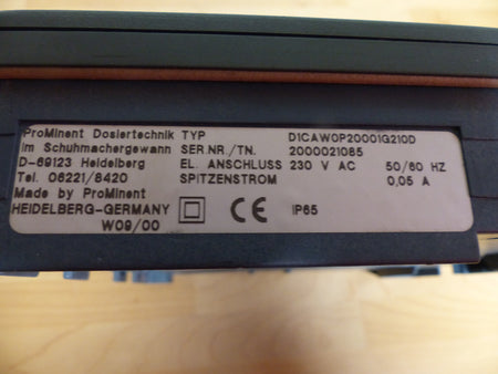 prominent  Doslertechnik D1CAW0P20001G210D used s.Bilder