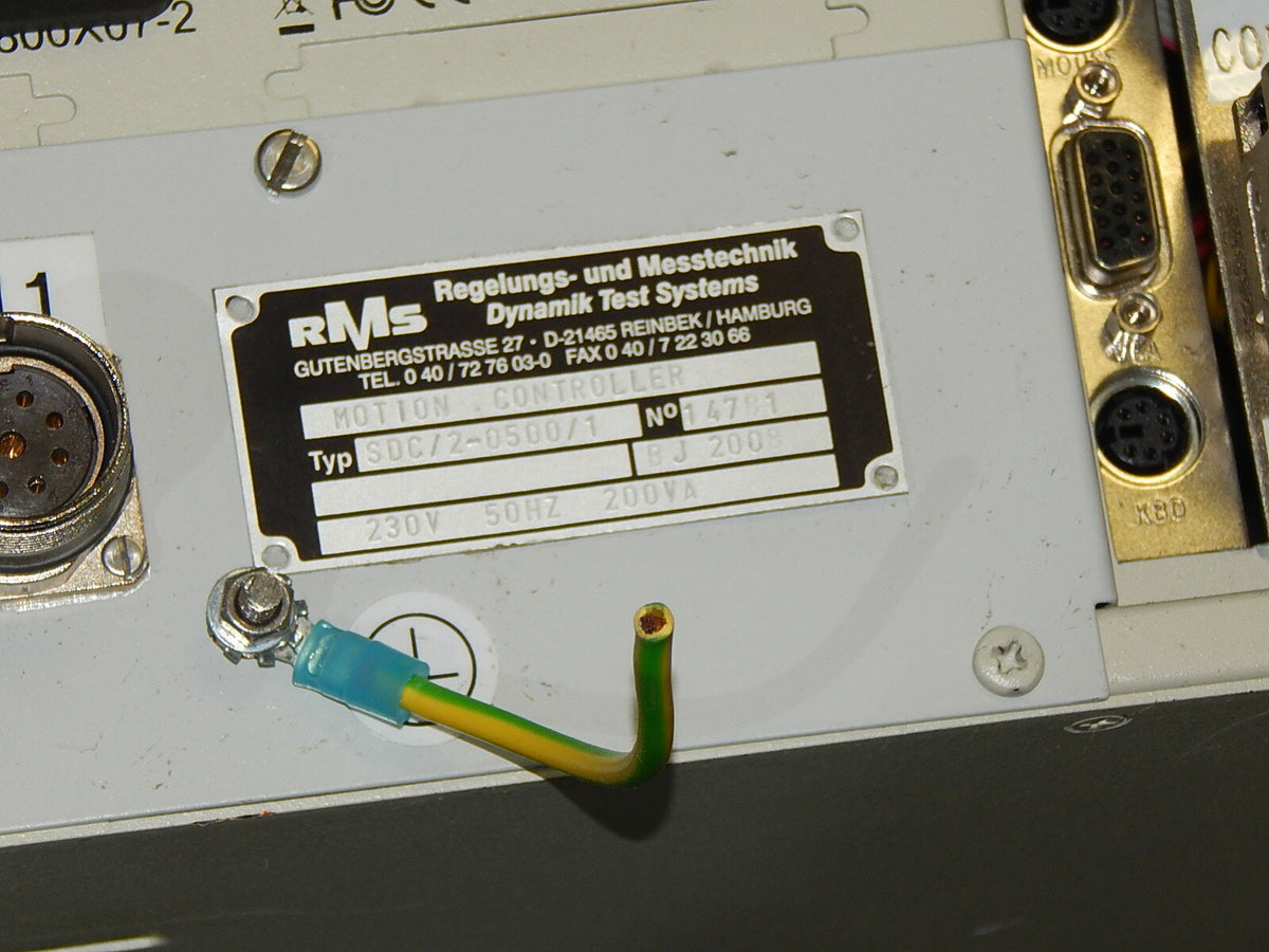 RMS Motion Controller SDC/2-0500/1 230V 50Hz 200VA display leicht gekratz s.Bild