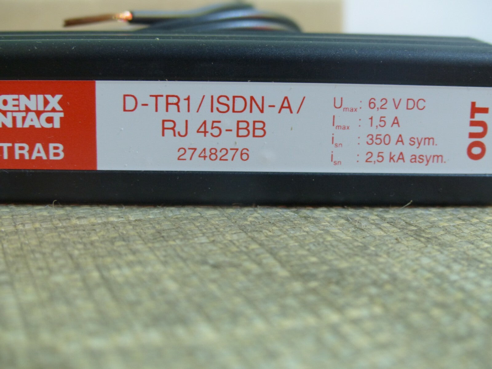 Phoenix contact D-TR1/ISDN-A/RJ45-BB