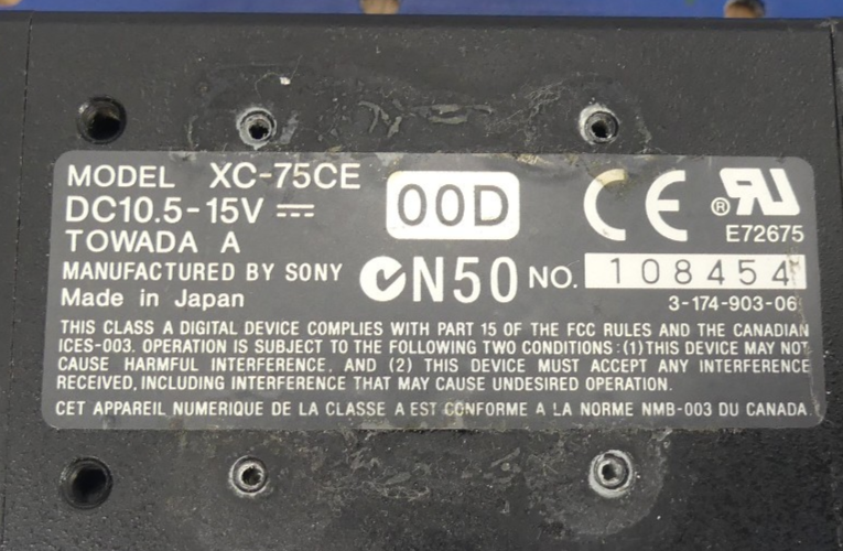 Sony CCD Videokamera Modul XC-75CE + Tamron Objektiv