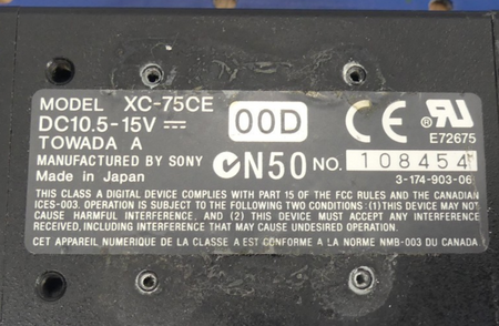 Sony CCD Videokamera Modul XC-75CE + Tamron Objektiv