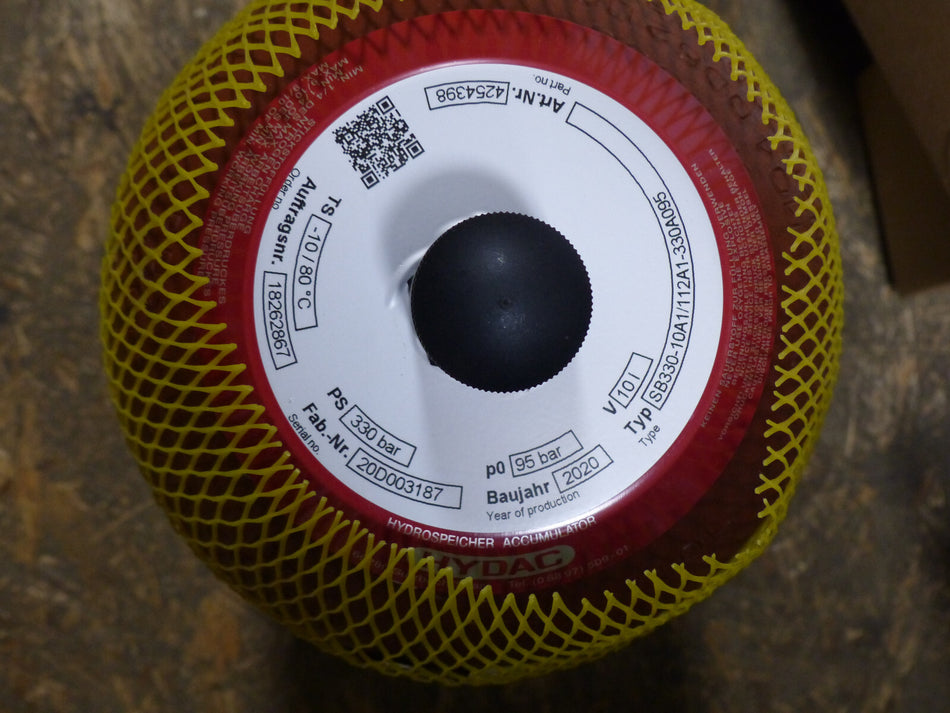 Hydac  Druckspeicher sb330-10a1/112a1-330a095 Hydac 330bar  BJ. 2020
