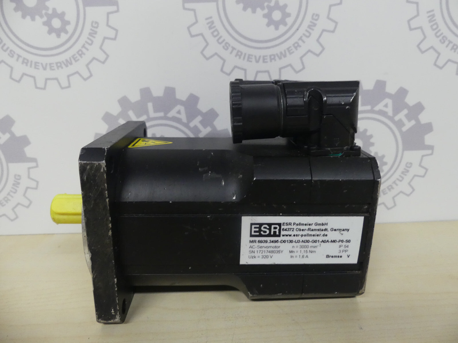 ESR Servomotor MR 6939.3495-D0130-U3-N30-G01-A0A-M0-P0-S0, Anschluss beschädigt