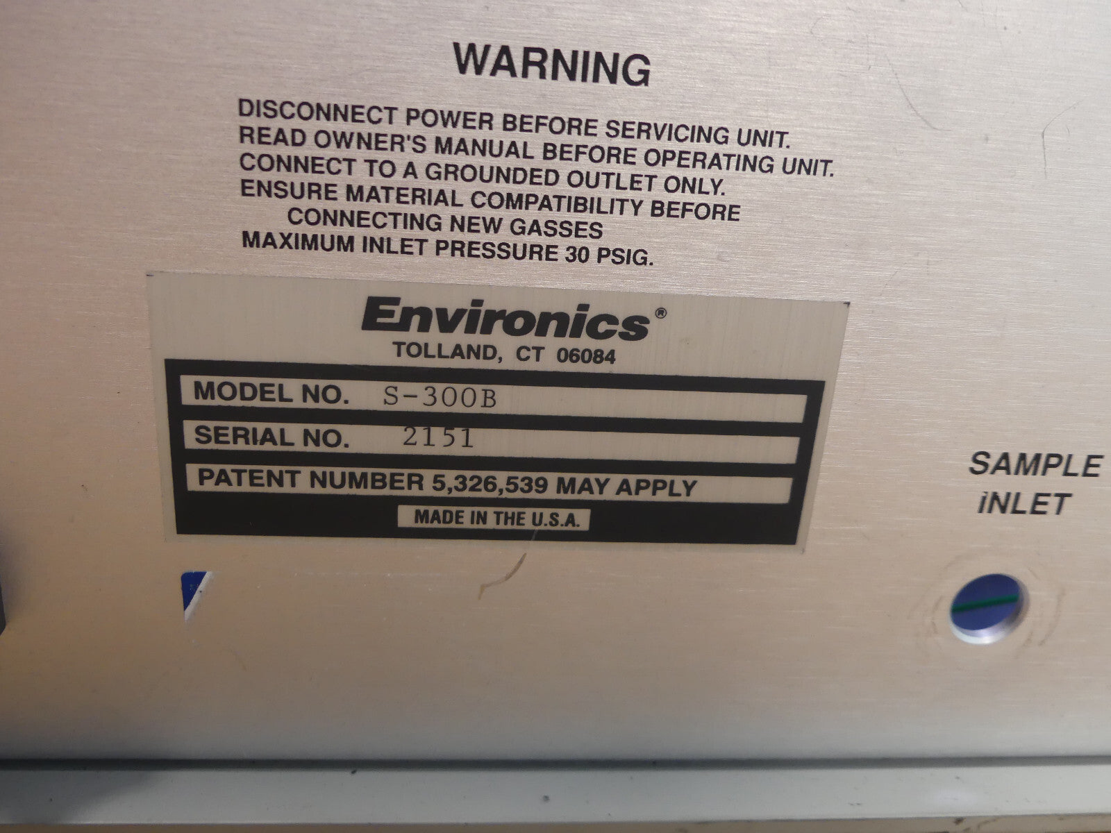Environics Computerized ozone Analyzer series 300 S-300B used s.Bilder