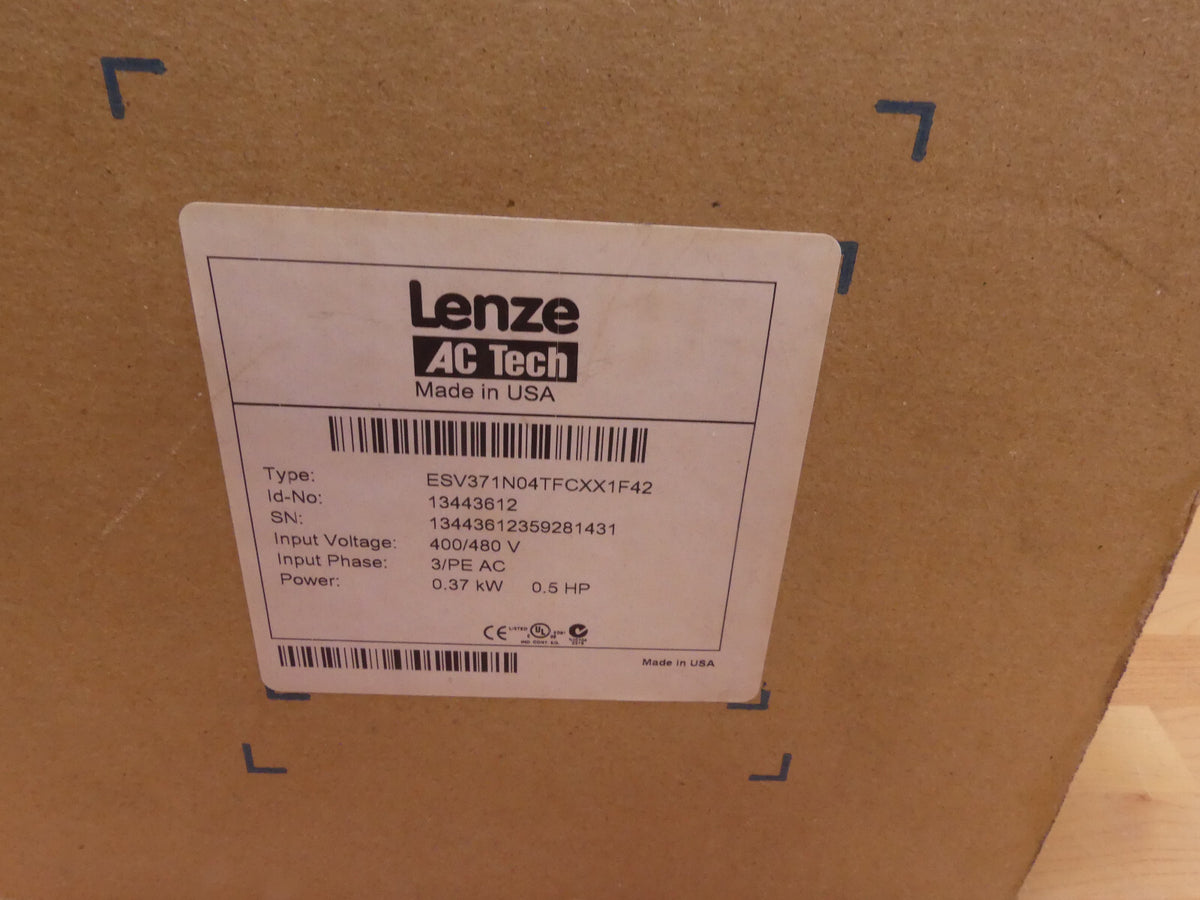 LENZE AC Tech ESV371N04TFCXX1F42