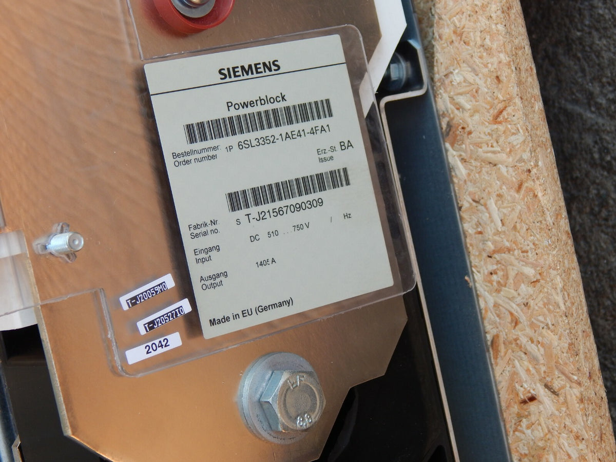 Siemens Powerblock 6SL3352-AE41-4FA1 Erz-St BA