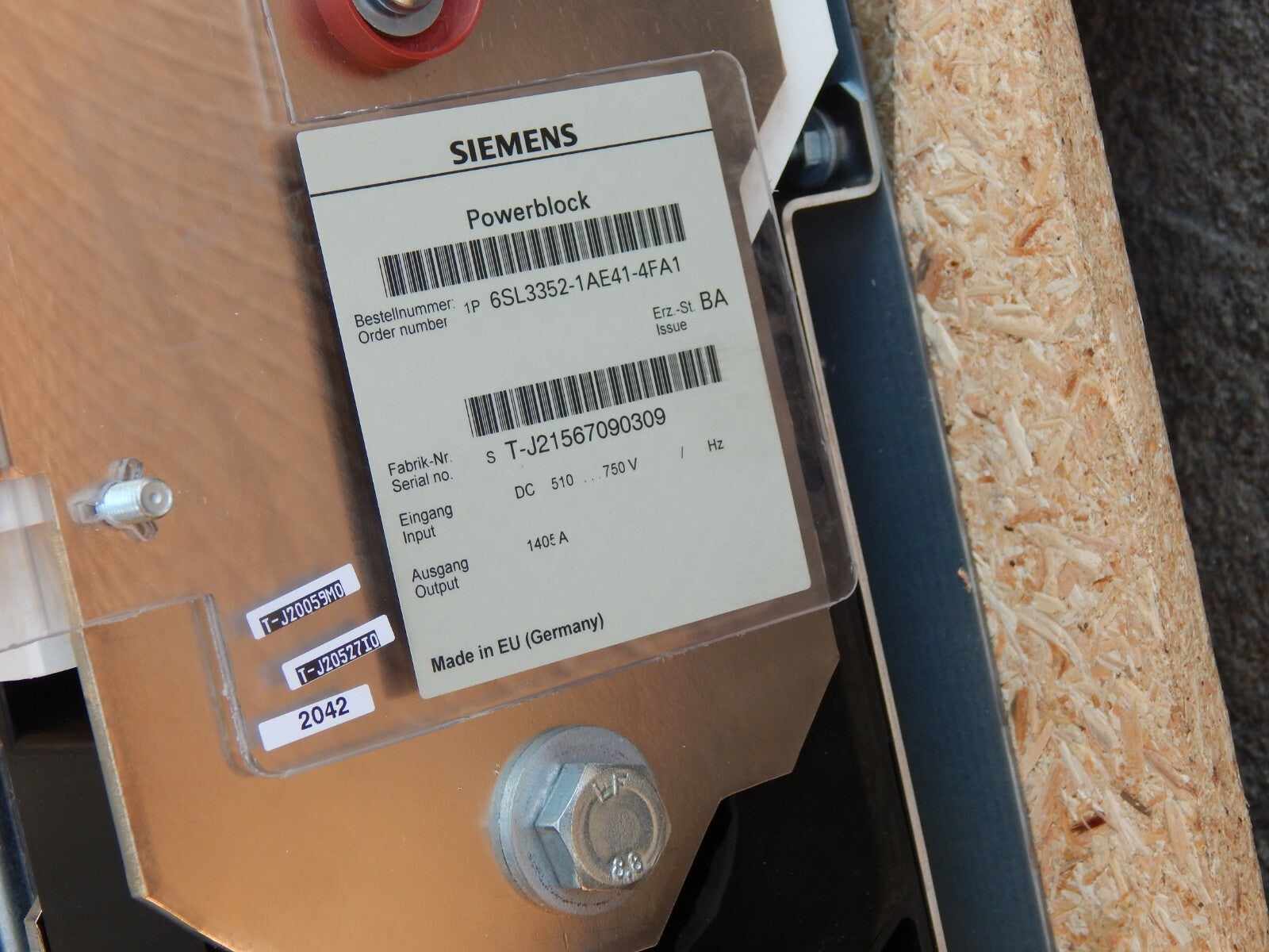 Siemens Powerblock 6SL3352-AE41-4FA1 Erz-St BA