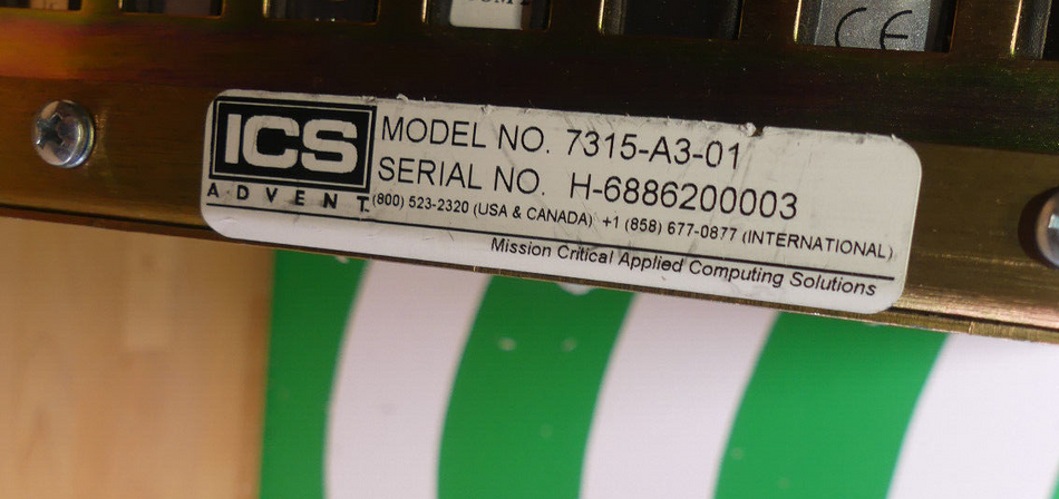 ICS Advent Industriecomputer Modell 7315-A3-01