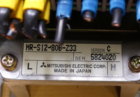 Mitsubishi  MR-S12-80B-Z33+BN634A275G5I+BN634A645G5I+BN634E285G5I s.Bilder