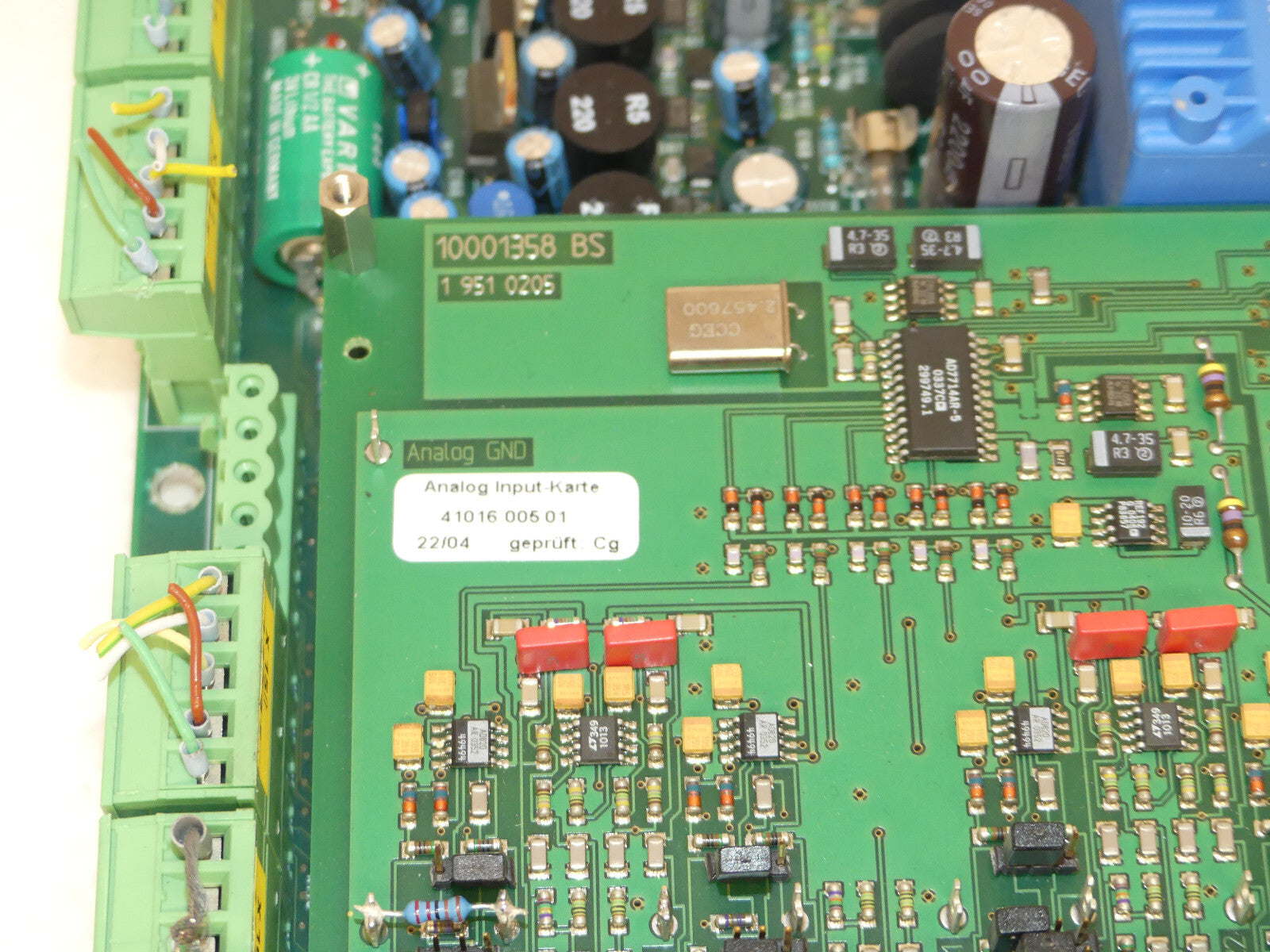 Rawe CTH001C CPU Board PCB Platine 10000430 MIT Analog input karte 4101600501
