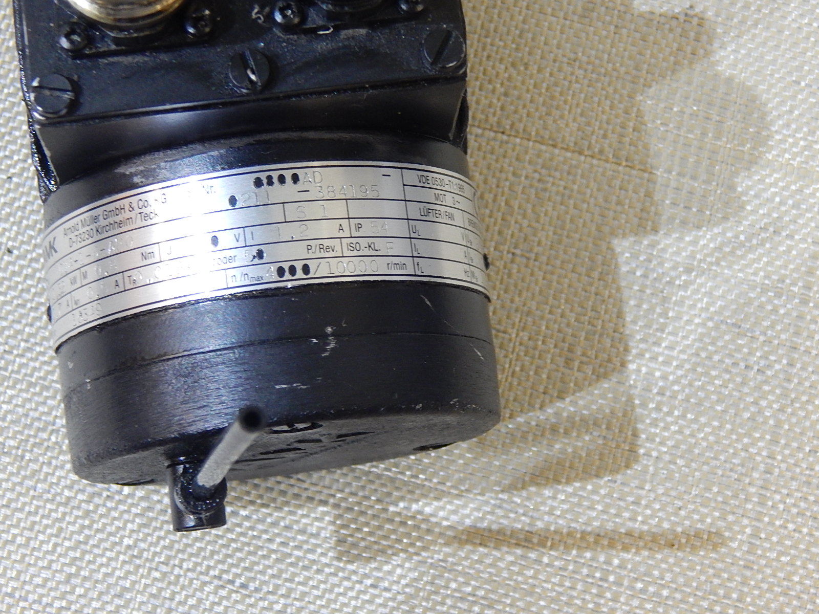 AMK Servomotor DV4-1-4-AB0   Permanent Magnet Motor 10000nNmax/min Used