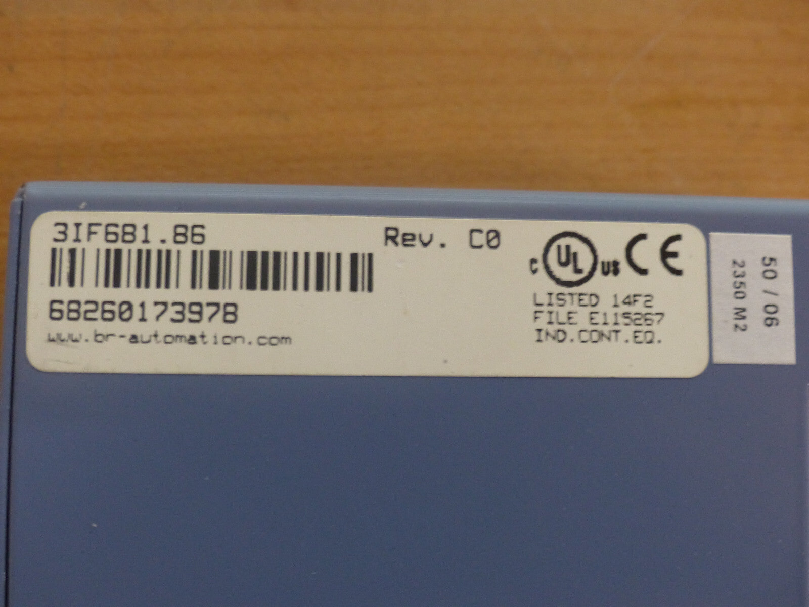 B&R 3IF681.86 IF681 REV.C0