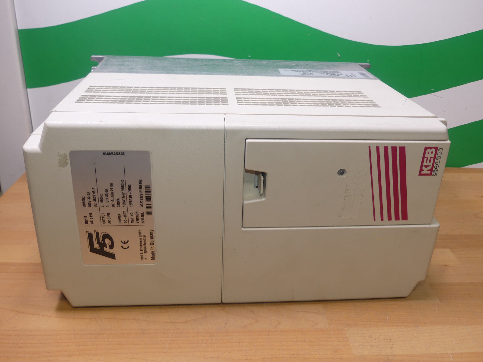 KEB 16F5A1G-YR60 Frequenzumrichter 15kW 2/4P 50/60Hz