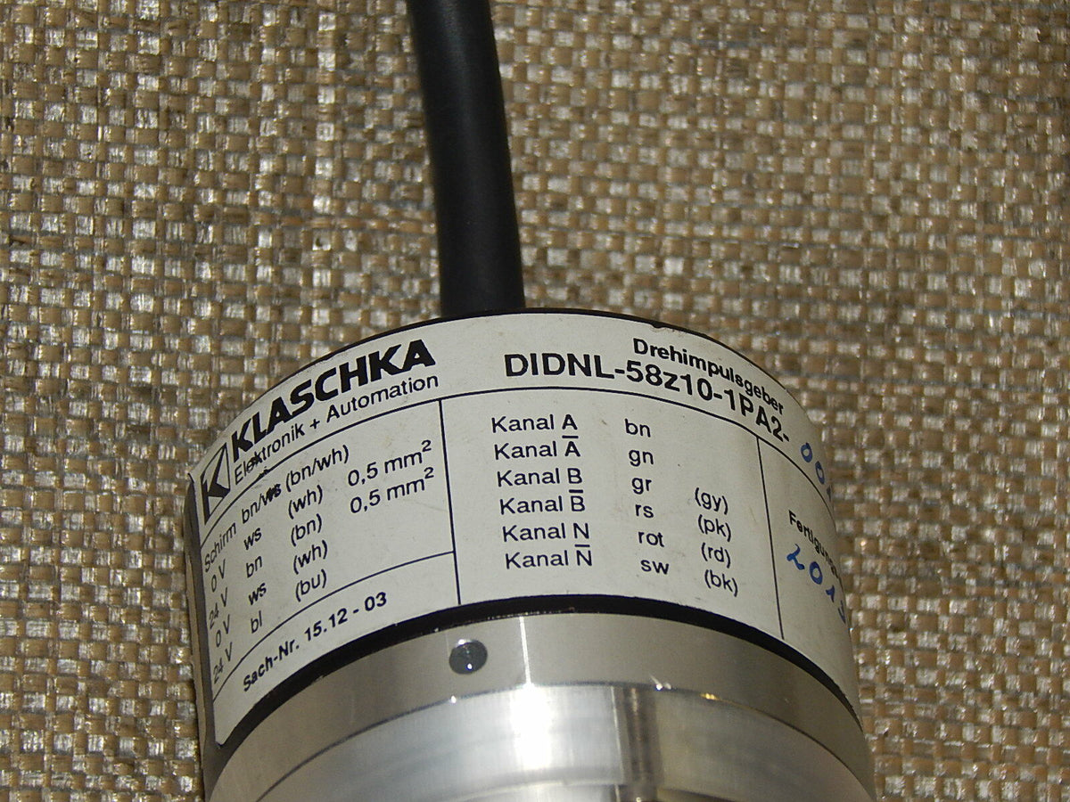  Klaschka DIDNL-58z10-1PA2-0016 Drehimpulsgeber s.Bilder
