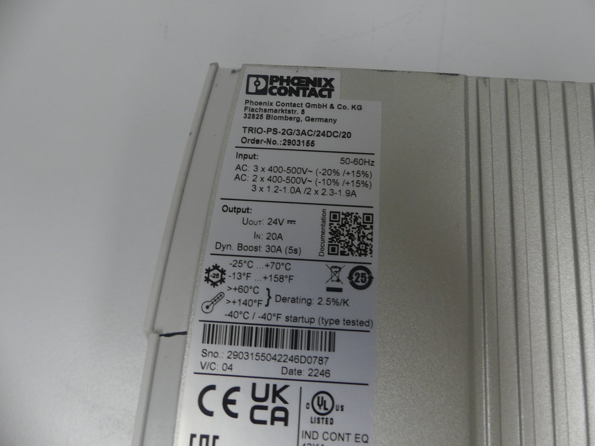 Phoenix Contact TRIO-PS-2G/3AC/24DC/20