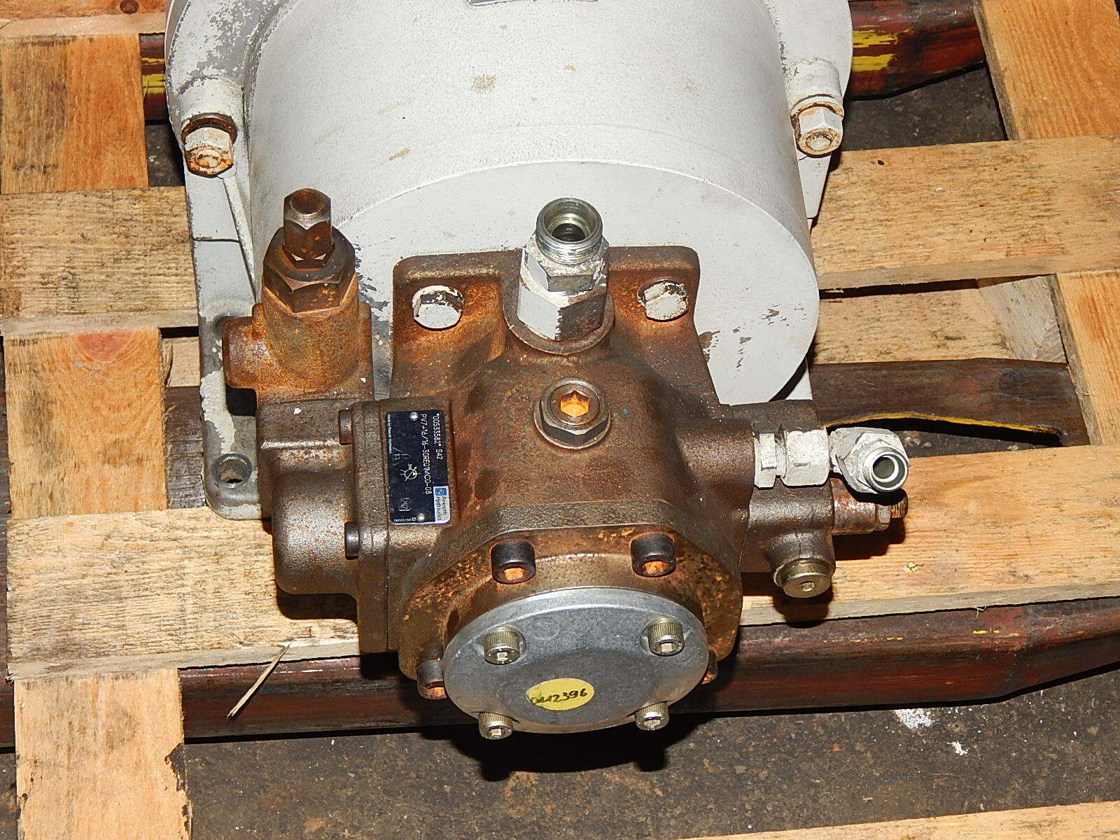 REXROTH FLÜGELZELLEN-PUMPE /// PV7 +16/16-30RE01MC -08 mit 7,5KW Motor 