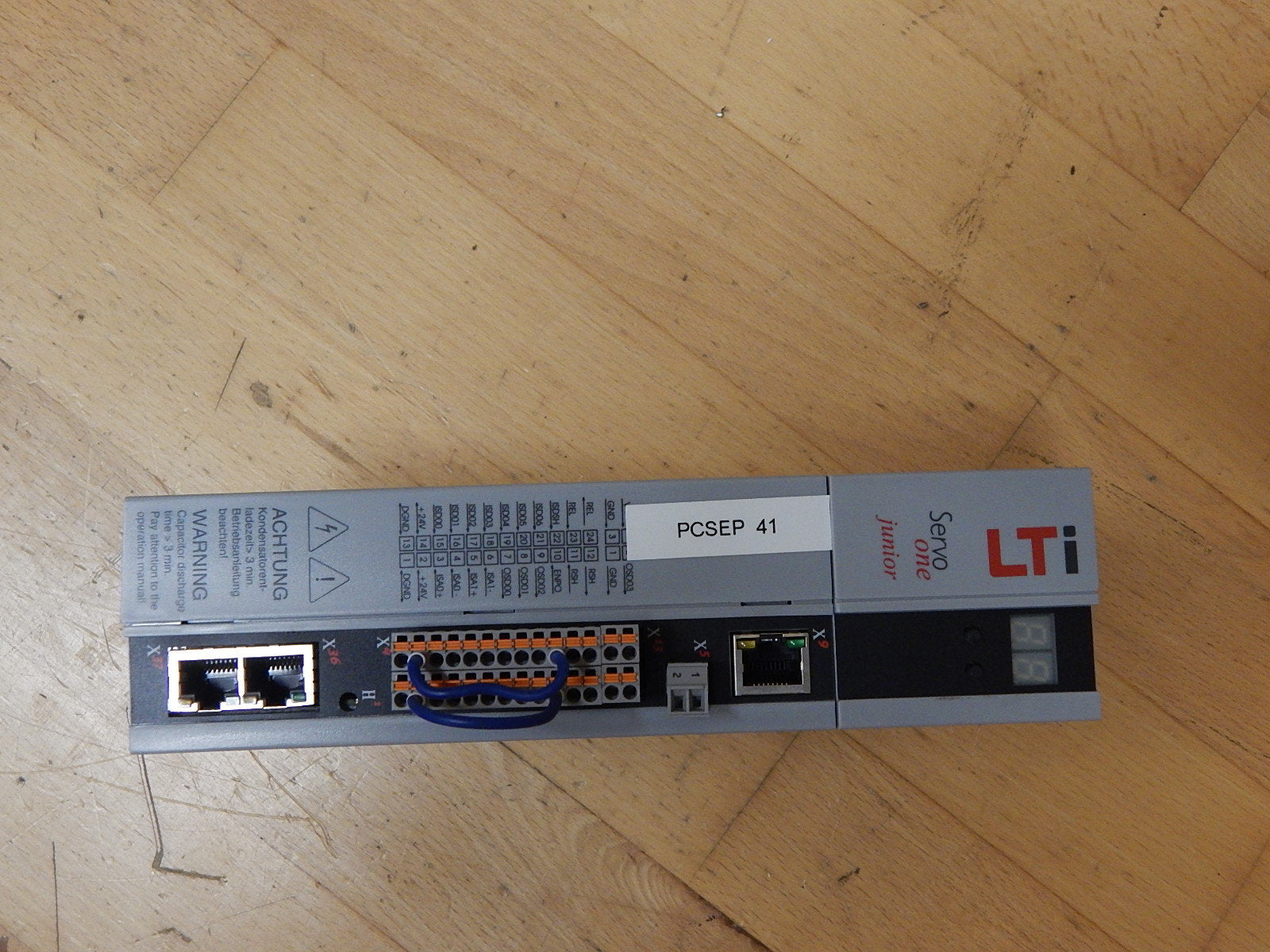 LTI Servo-One junior SO22.003.0082.0000.0 Servo Controller, Servoregler